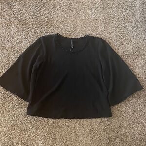 B Jewel Black Women's Blouse Medium
